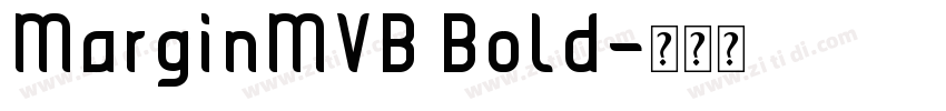 MarginMVB Bold字体转换